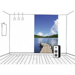 PRIVATE PIER Wall hanging