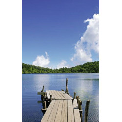 Garden and outdoor decor - deck on the lake - privacy screen