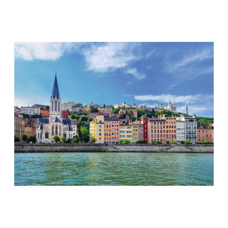 SAÔNE QUAYS Canvas print - Xxl canvas prints