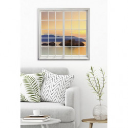 LOOKING AT THE SEA canvas print