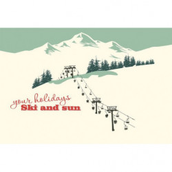 SKI LIFTS Poster