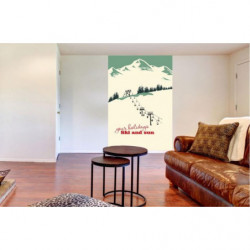 SKI LIFTS Wall hanging