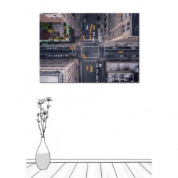 RUE DE NY FROM THE AIR canvas print