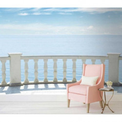 BALCONY ON THE SEA Wallpaper