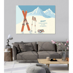 SKI Canvas print