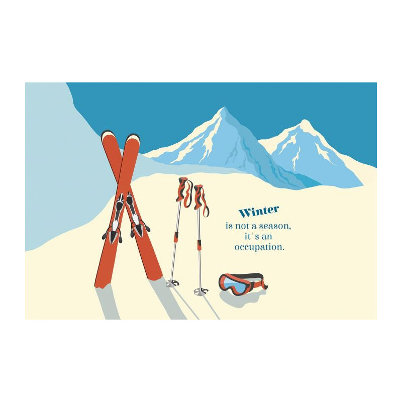 SKI Poster - Graphic poster