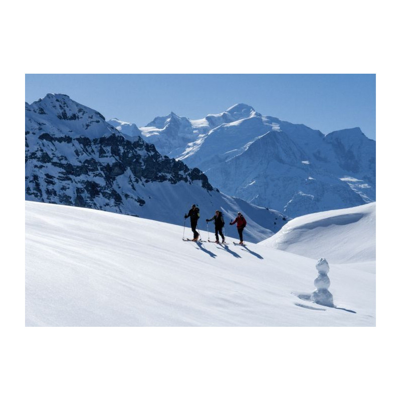 HIKING SKI canvas print - Mountain