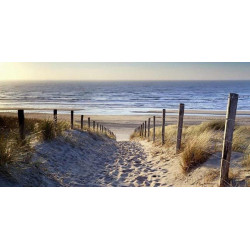 EVENING AT THE BEACH Privacy screen