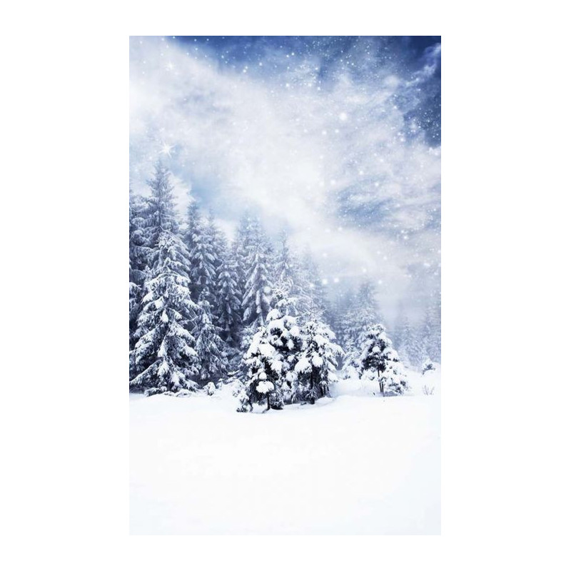 UNDER THE SNOW Wall hanging - Nature landscape wall hanging tapestry