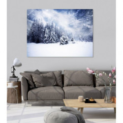 UNDER THE SNOW Canvas print