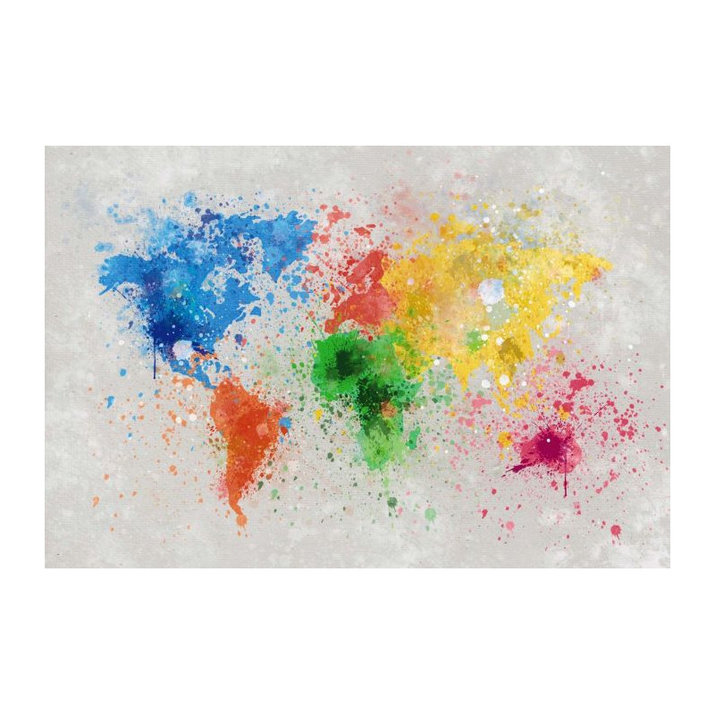 Papier Peint SPLASH THE WORLD - Papier peint salon