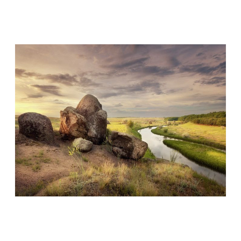 STONE ALONE canvas print - Nature landscape