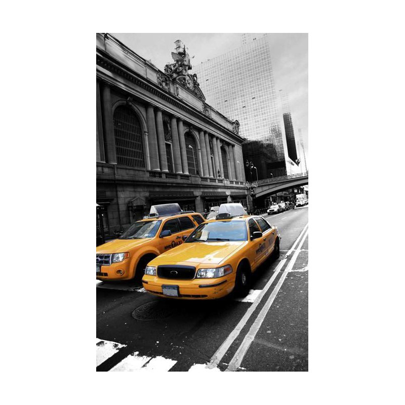 Papier Peint TAXI MYTHIQUE - Papier peint new york