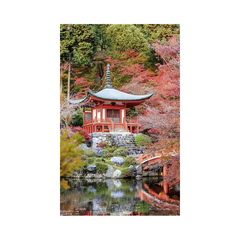 FUSHIMI KU TEMPLE wall hanging - Red wall hanging tapestry