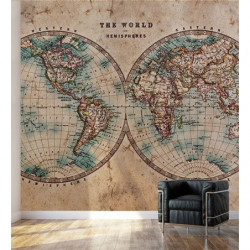 THE WORLD IN HEMISPHERES Wallpaper