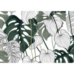 TROPICAL KHAKI Canvas print