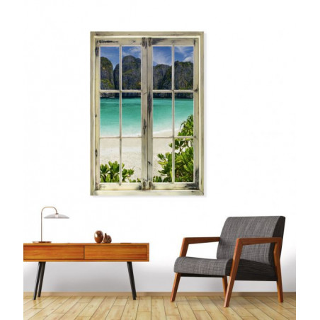 LOOK AT THE BEACH Canvas print