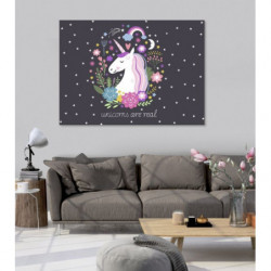 UNICORNS ARE REAL canvas print