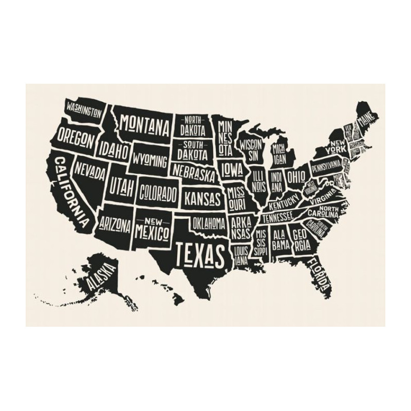 USA VINTAGE wallpaper - Panoramic wallpaper