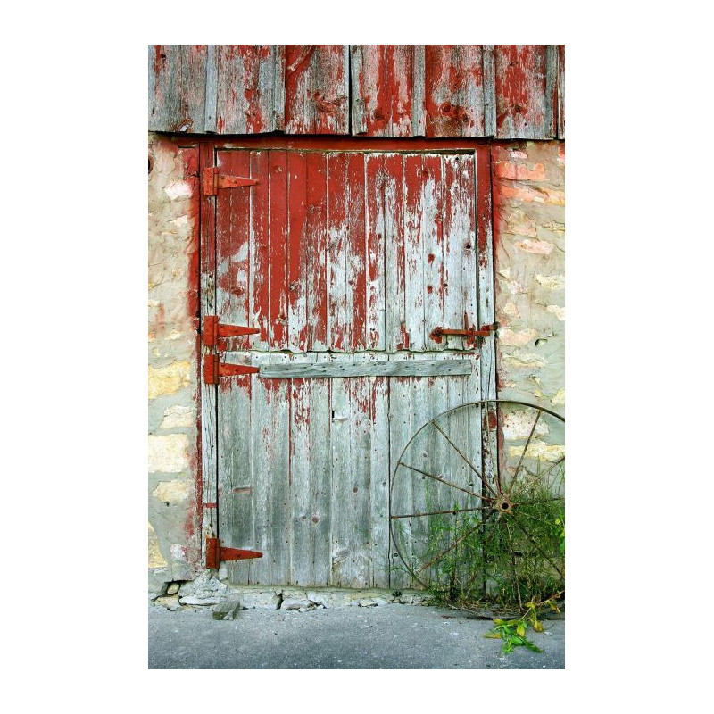 BARN DOOR wall hanging - Nature landscape wall hanging tapestry