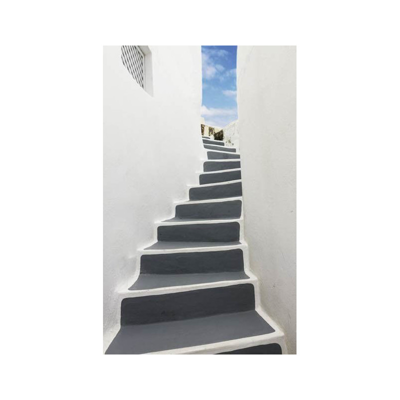 TO THE TERRACE Wall hanging - Optical illusions wall hanging tapestry
