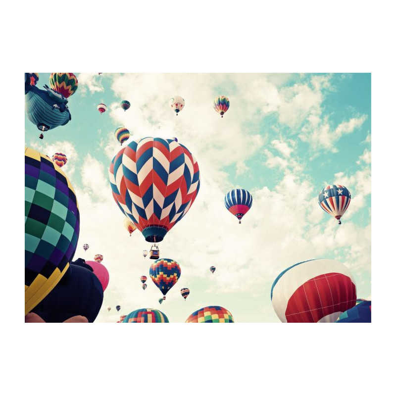 HOT AIR BALLOON FLIGHT Canvas print - Xxl canvas prints