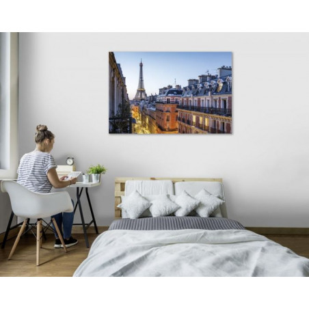 VIEW OF THE EIFFEL TOWER Canvas print