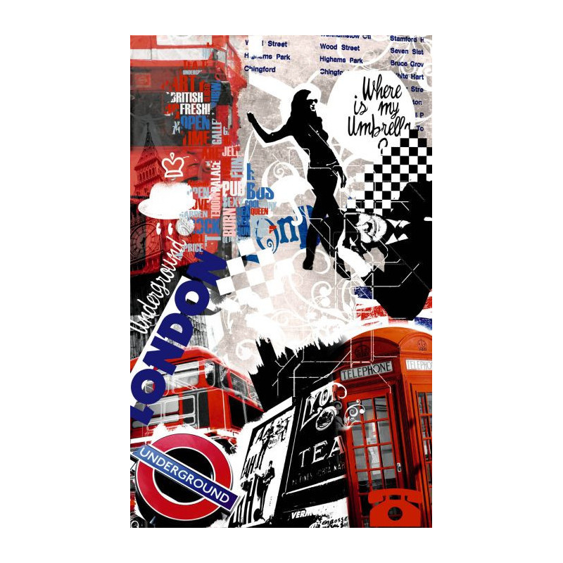 WHERE IS MY UMBRELLA wall hanging - Graphic wall hanging tapestry