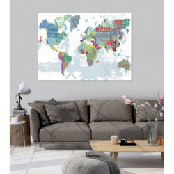 WORLD canvas print