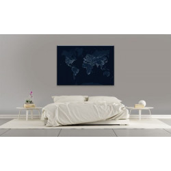 WORLD BY NIGHT Canvas print