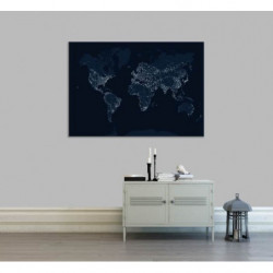 WORLD BY NIGHT Canvas print