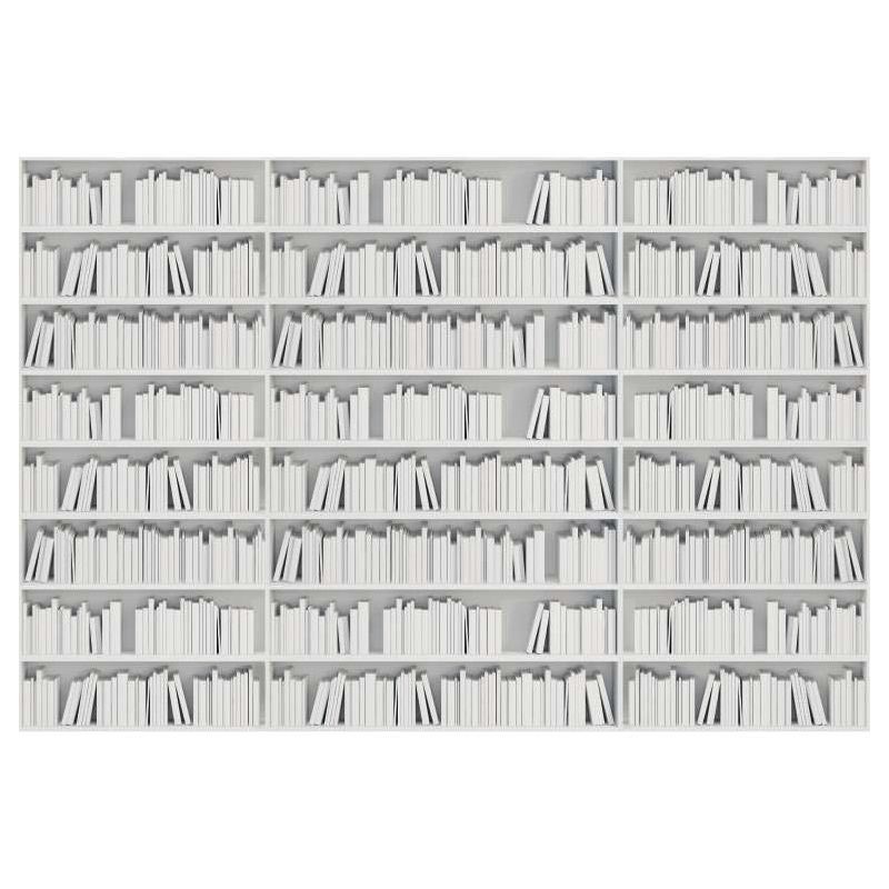 WHITE DESIGN BOOKCASE wallpaper - Panoramic wallpaper