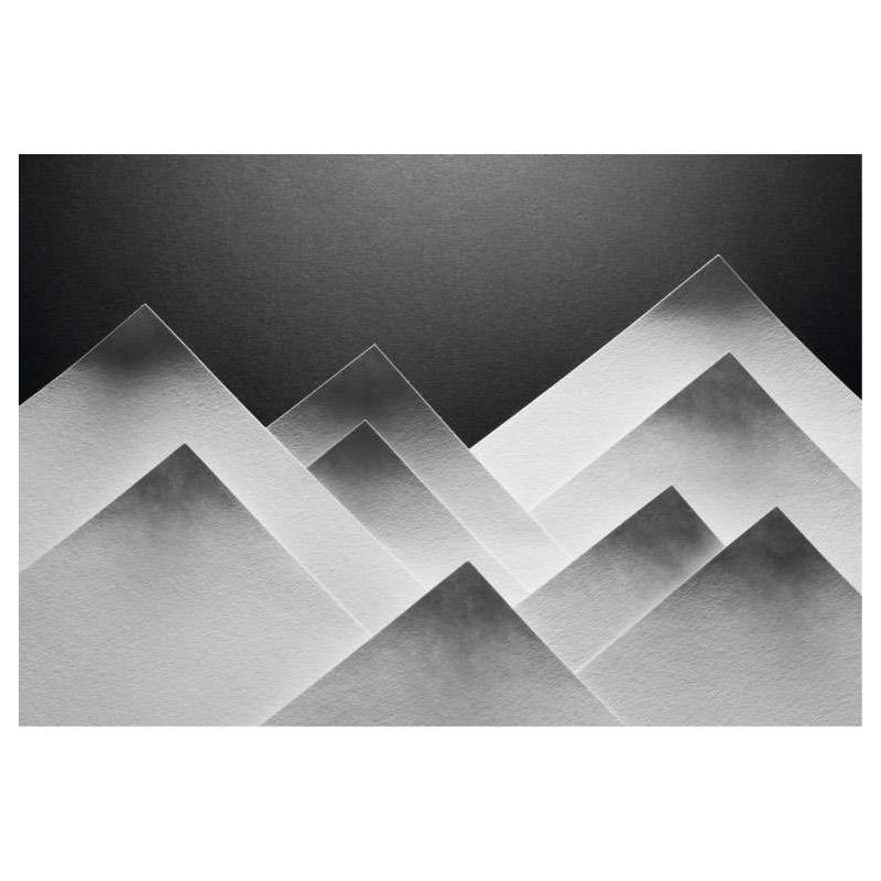 PAPER MOUNTAINS poster - Black white poster