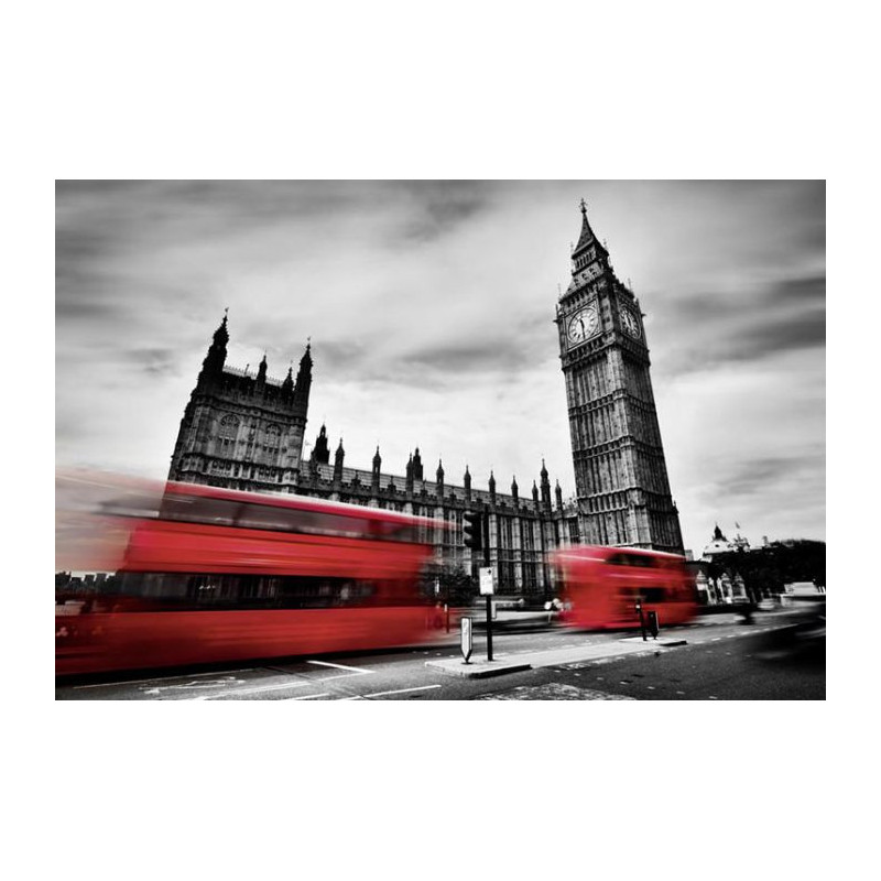 Papier Peint BIG BEN BUS - Papier peint panoramique