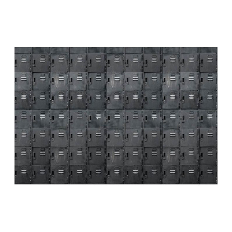 Papier Peint BLACK LOCKERS - Papier peint noir