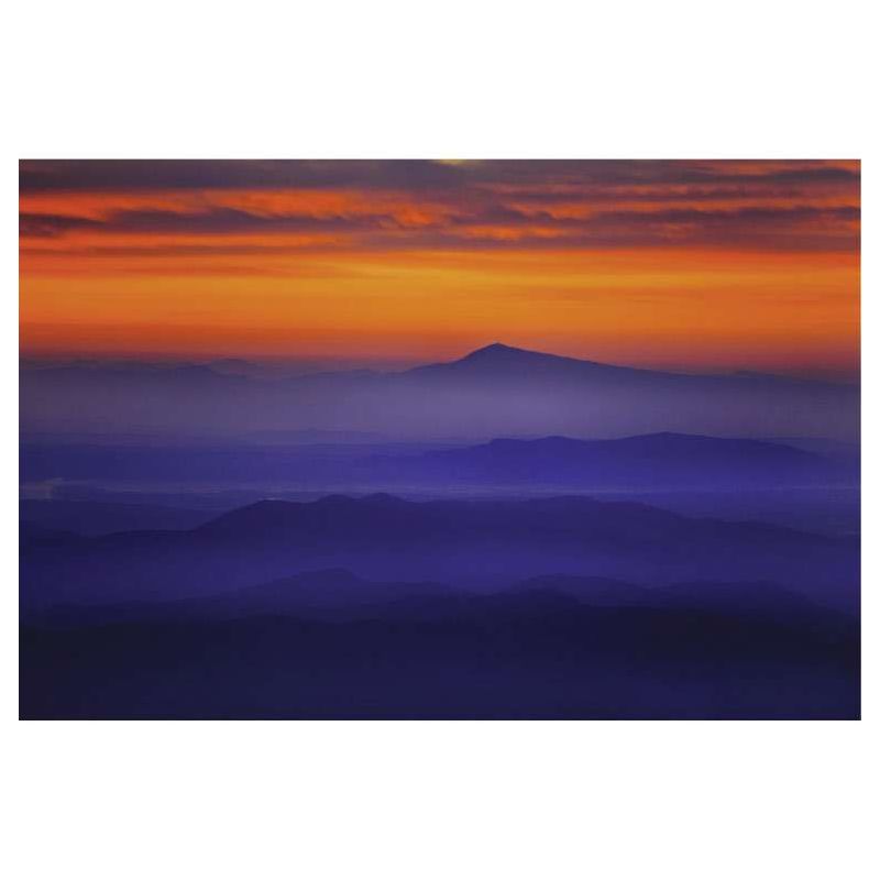 SUNRISE OVER THE CEVENNES canvas print - Textile canvas