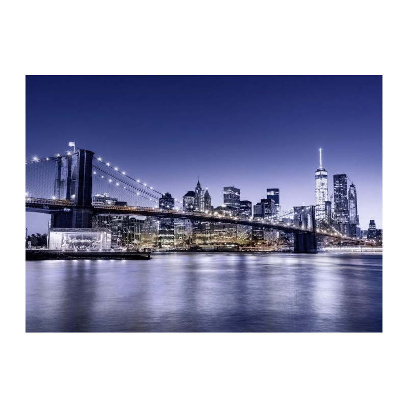 Tableau BLUE BROOKLYN BRIDGE - Tableaux xxl