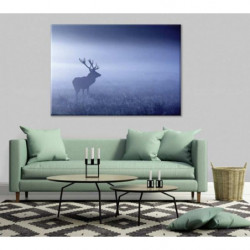 Tableau BLUE MISTY DEER