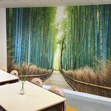 Bamboo alley wallpaper