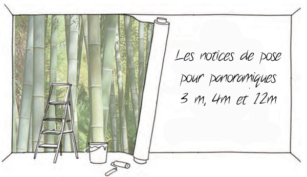 Pose du papier peint monobloc
