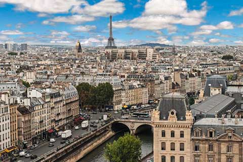 Tableau vue sur Paris