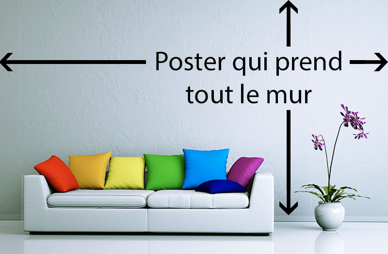 Poster qui prend tout le mur