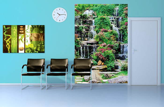 Salle d'attente déco zen