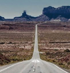 Route 66 as far as the eye can see Poster