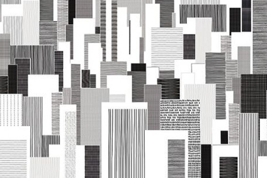 Wallpaper blocks design city