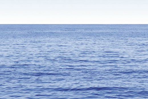 Poster océan bleu