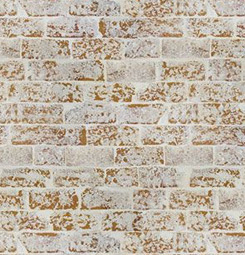 Ochre brick wallpaper