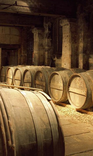 Cognac cellar wallpaper