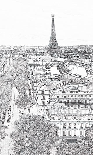 Papier peint Paris éternel