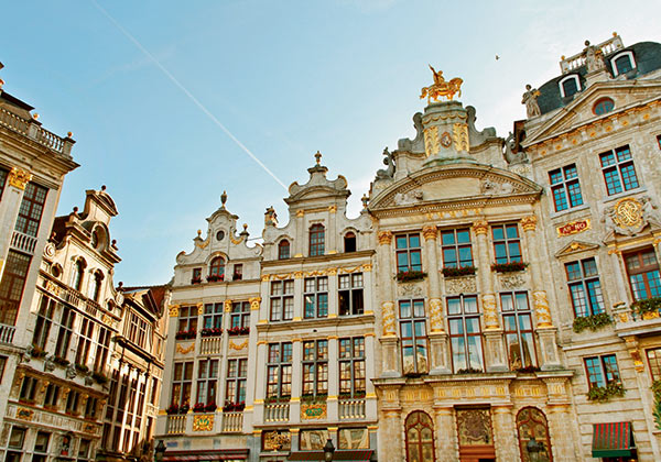 Papier peint ville de Bruxelles